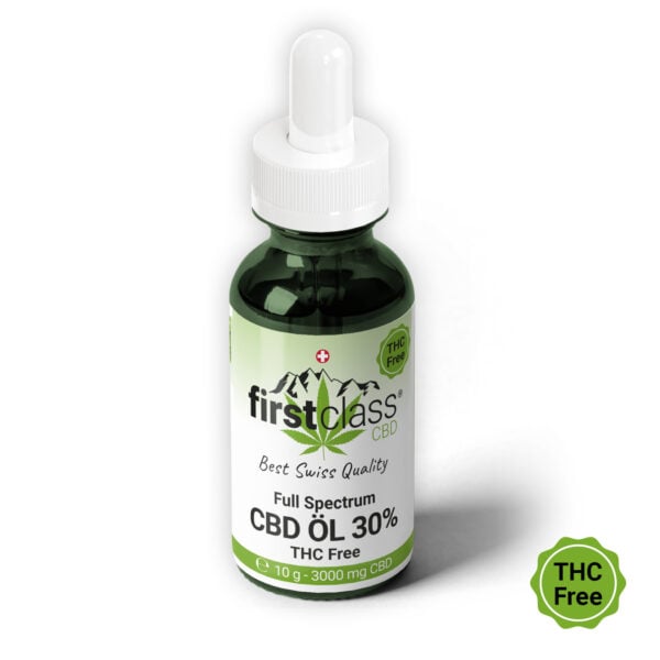 First Class CBD CBD Tropfen 30% Ohne THC • CBD Öl Broad Spectrum