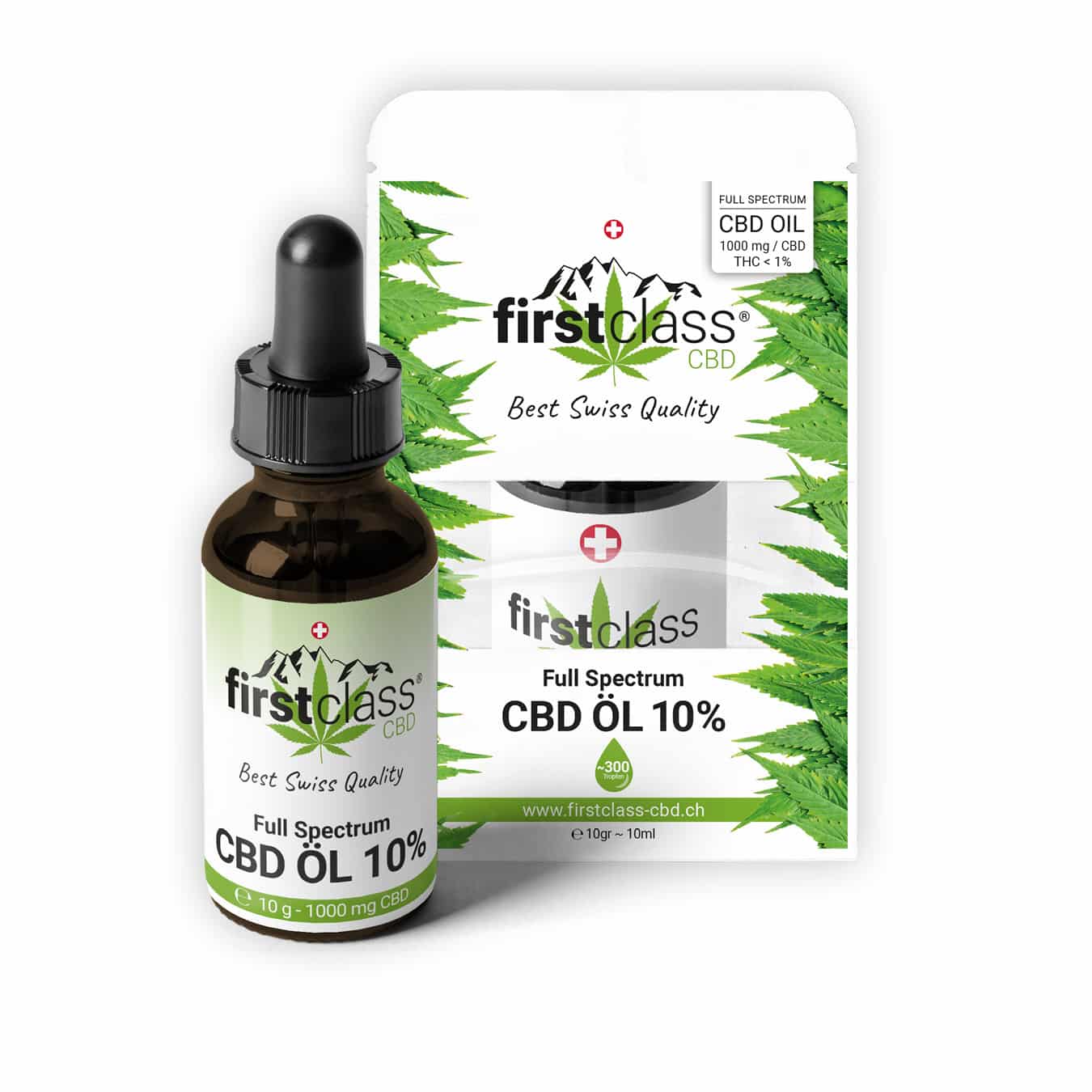 Hanftropfen 10% • CBD Öl • First Class CBD | UWeed