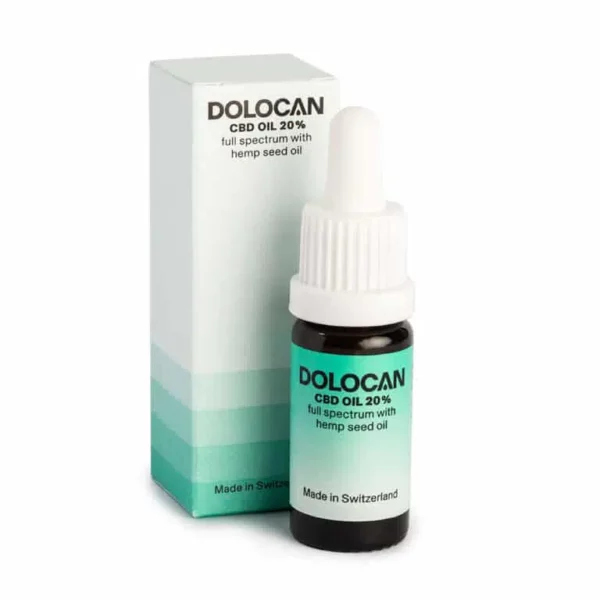 Dolocan Full-Spectrum CBD Drops 20% with Hempseed Oil
