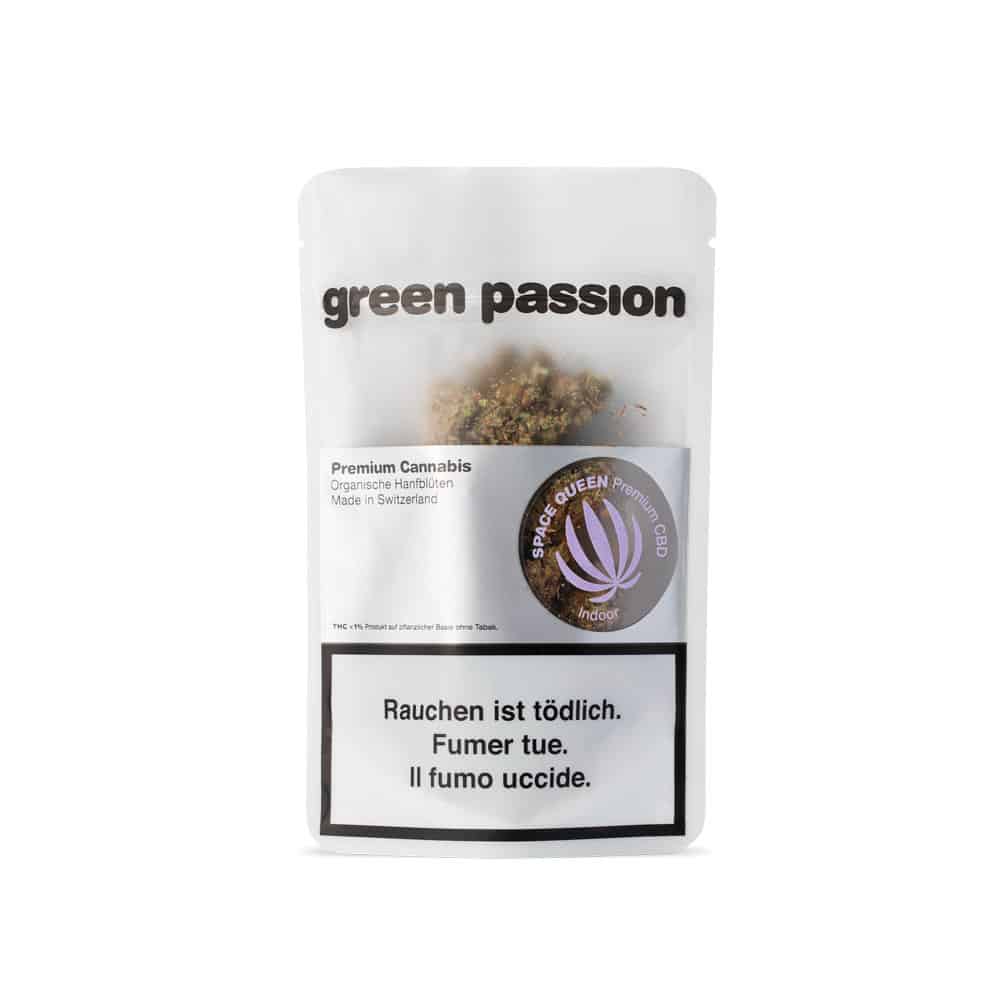 Green Passion Space Queen • CBD Flower Indoor