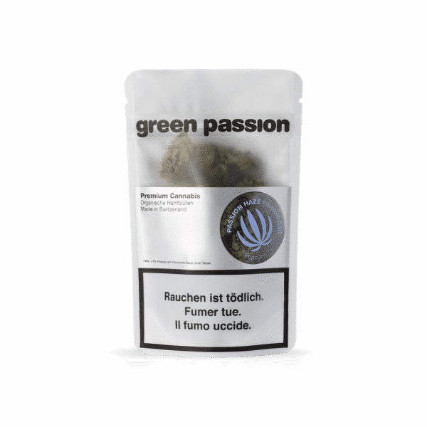 Green Passion Passion Haze Popcorn • Small CBD Buds Indoor