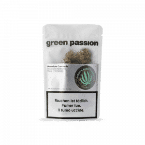 Green Passion Passion Kush Popcorn • Small CBD Buds Indoor