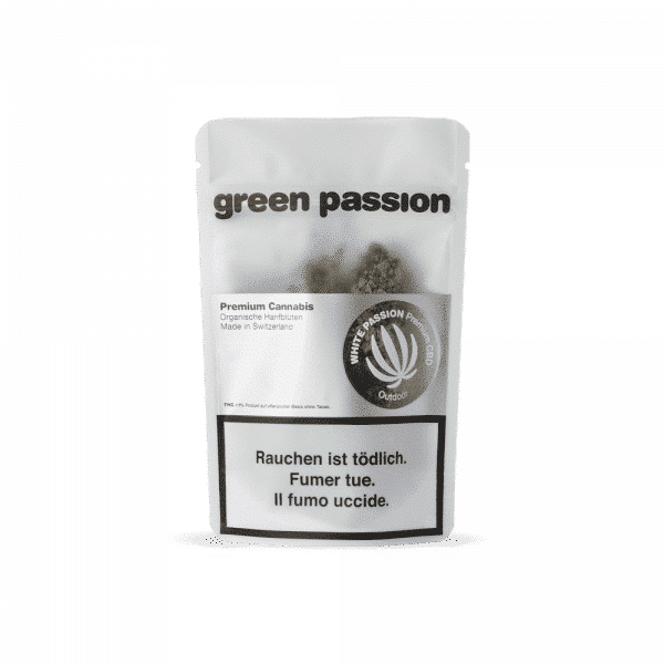 Green Passion White Passion • CBD Blüten Outdoor
