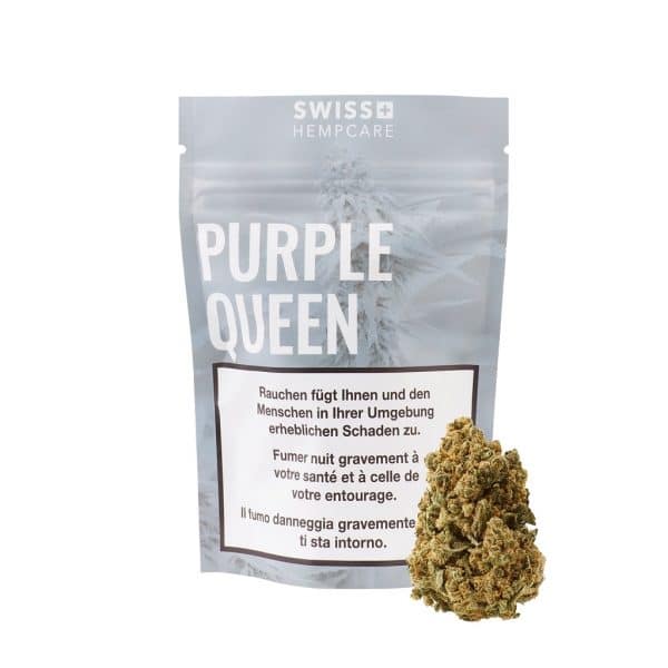 Swiss Hempcare Purple Queen • CBD Flower Indoor