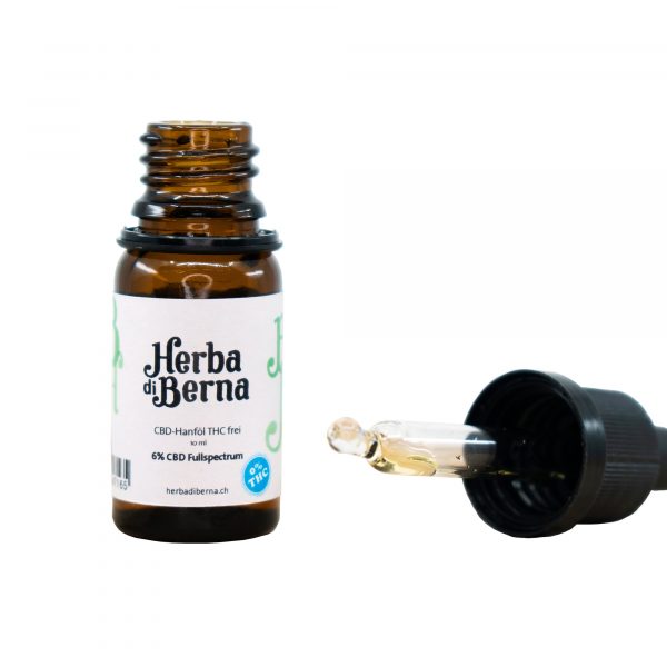 Herba di Berna THC-Freie Bio CBD Tropfen 6% • CBD Öl Broad Spectrum 2