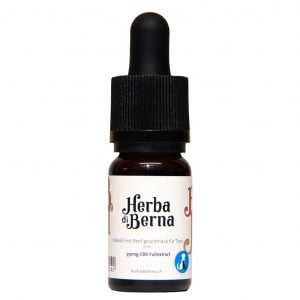 Herba di Berna CBD Drops 3.5% for Dogs with Coconut Oil and Beef
