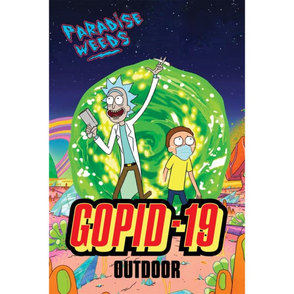 Paradise Weeds Gopid-19 • Fleur CBD Outdoor 1