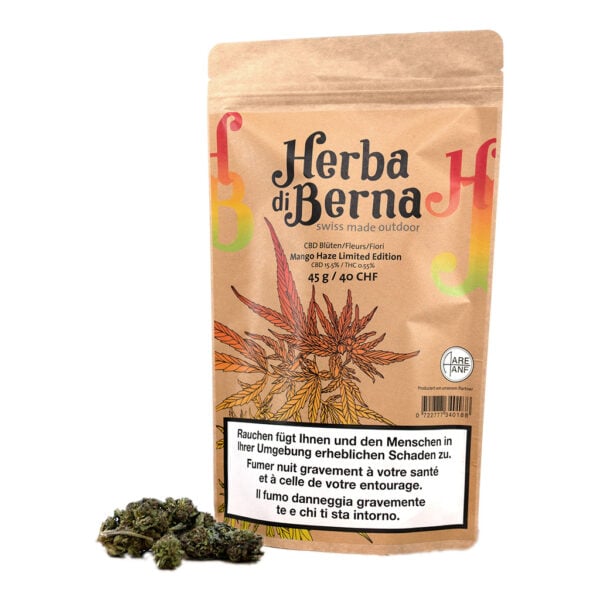 Herba di Berna Mango Haze • Fleur CBD Outdoor