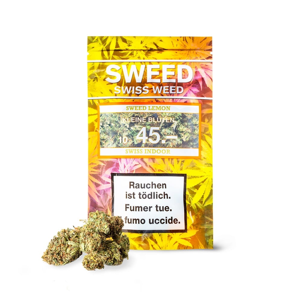 Sweed Lemon Minibuds • Small CBD Buds Indoor