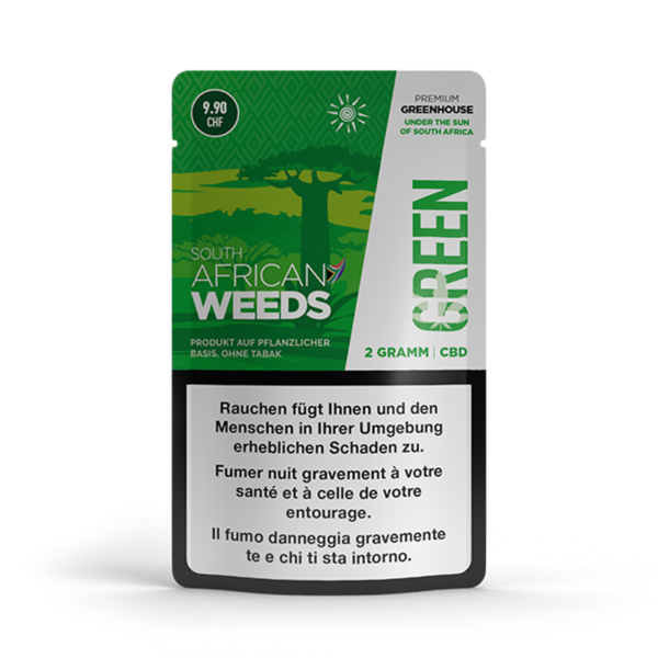 Pure South African Weeds Green • CBD Flower Greenhouse