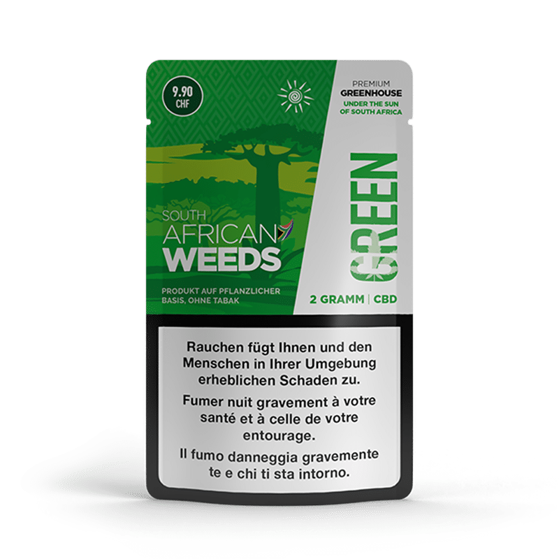 Pure Production South African Weeds Green • CBD Blüten Greenhouse