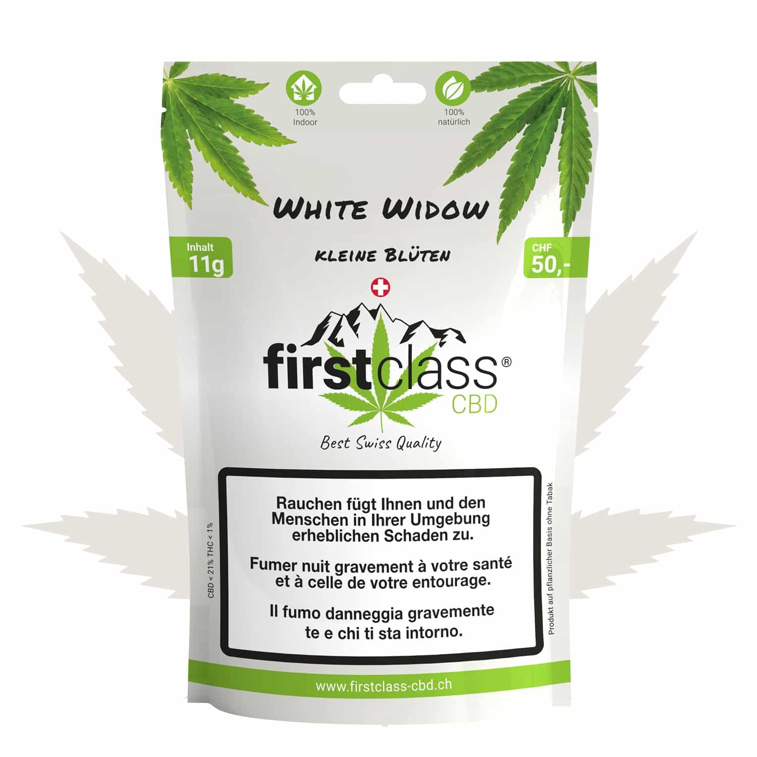 Bild von White Widow Minibuds • Small CBD Buds Indoor