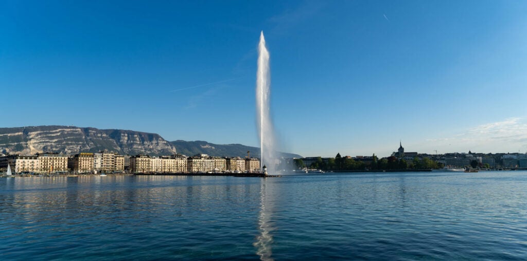 Geneva water fountain