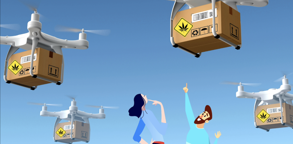 uWeed start CBD Delivery by Drone