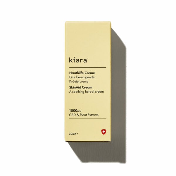 Kiara Naturals Skin Aid • Crème CBD aux Plantes Sauvages et Huiles Essentielles 1
