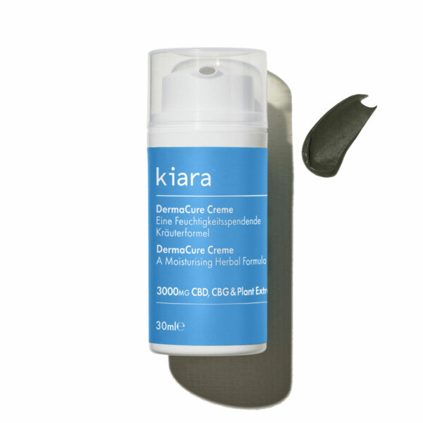 Kiara Naturals Dermacare • Crème CBD + CBG + Extraits de Plantes