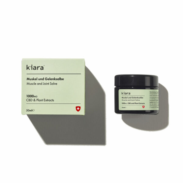 Kiara Naturals CBD Salve for Muscle and Joints • Hemp Cosmetic