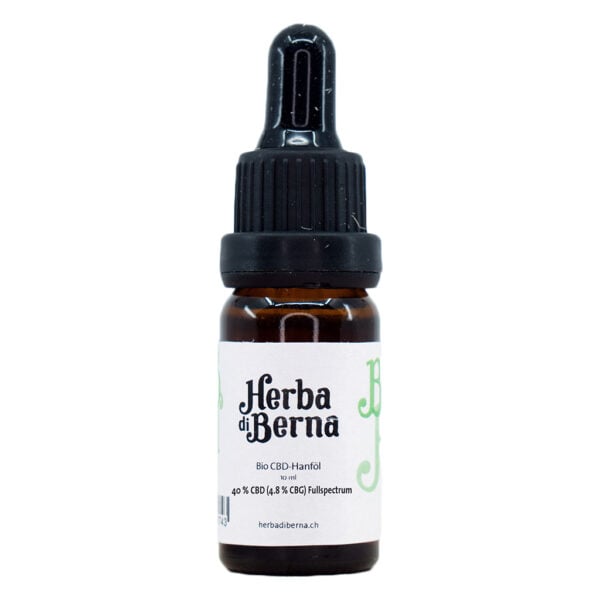Herba di Berna Bio CBD Öl 40% • CBD Tropfen Full Spectrum