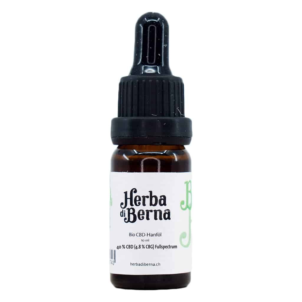 Herba di Berna Organic CBD Oil 40% • CBD Drops Full Spectrum