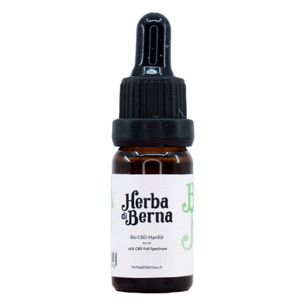 Herba di Berna Organic CBD Oil 12% • CBD Drops Full Spectrum