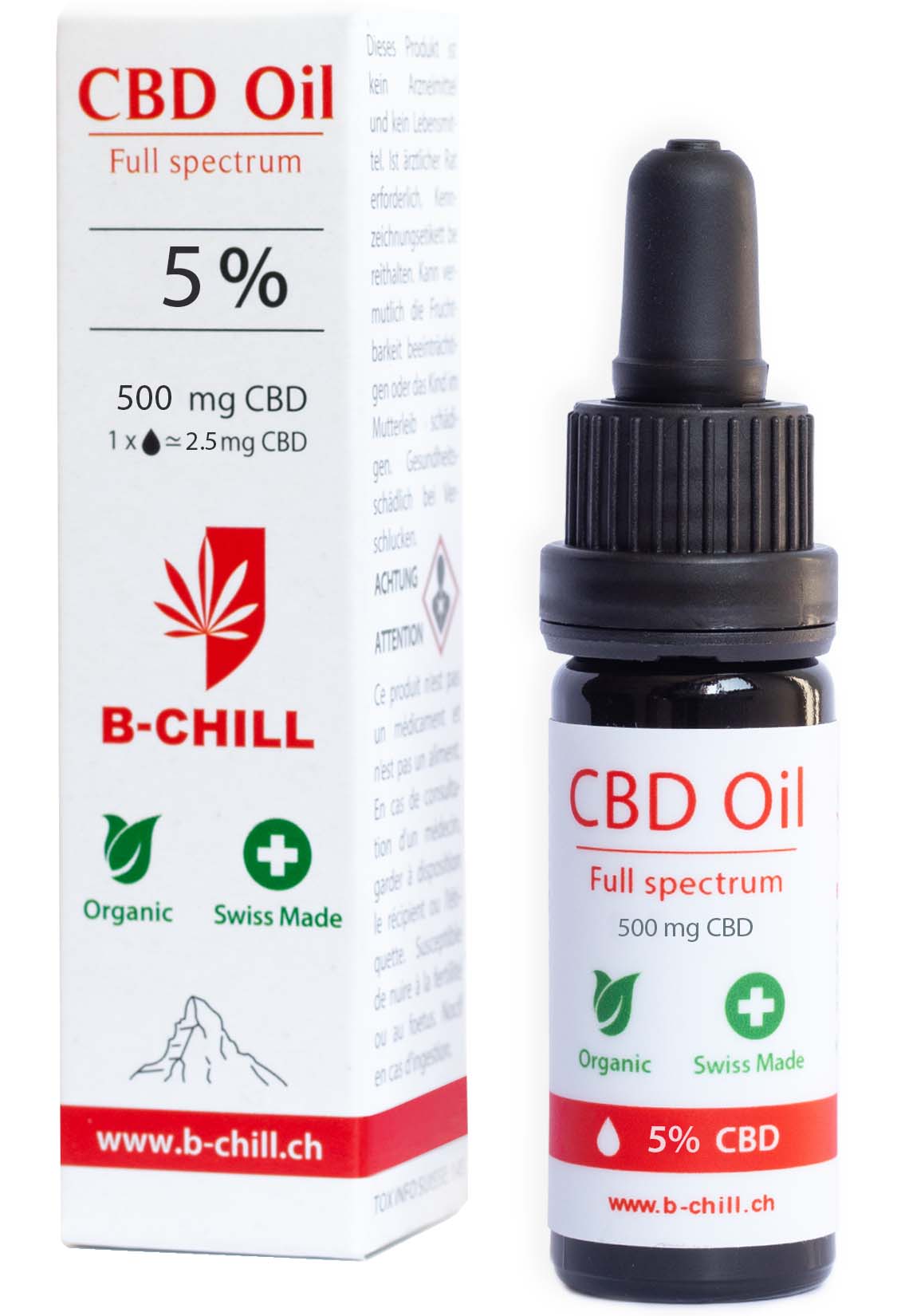 B-Chill Huile CBD 5% • Full Spectrum