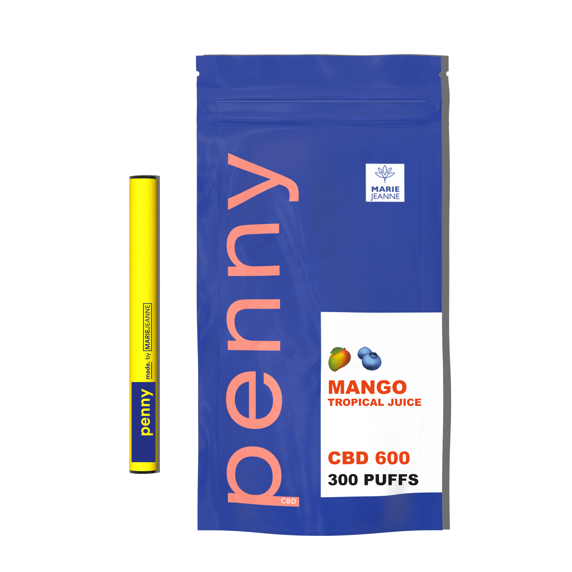 Marie Jeanne Penny Mango and Blueberry • CBD Puff