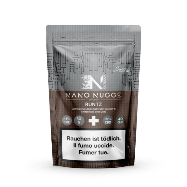Swiss Botanic Nano Nuggs Runtz • Small CBD Buds Outdoor 1