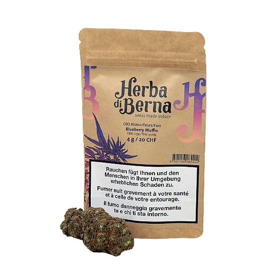 Herba di Berna Blueberry Muffin • CBD Flower Indoor