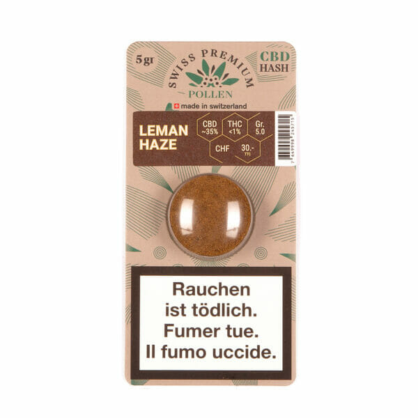 Swiss Premium Pollen Leman Haze • CBD Hash Indoor