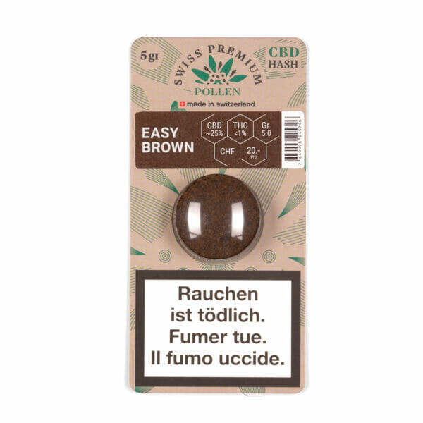 Swiss Premium Pollen Easy Brown • Hash CBD Outdoor