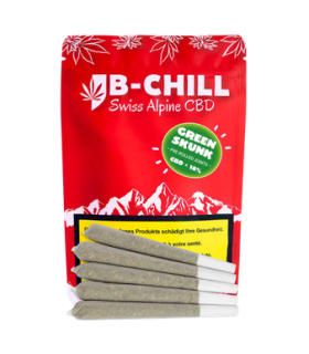 B-Chill Green Skunk Pre-Roll CBD Joint Greenhouse 1