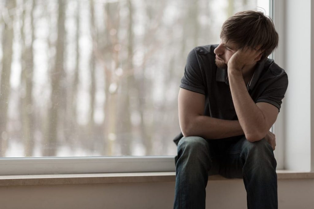 Illustration of CBD and depression.
