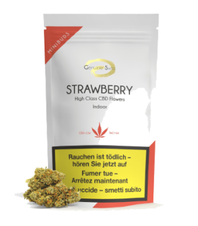 Genuine Swiss Strawberry Minibuds Small CBD Buds Indoor 1