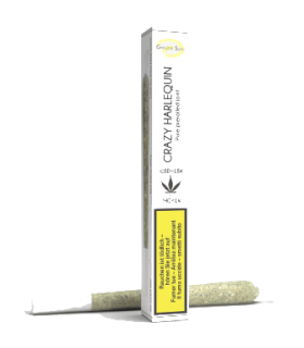 Genuine Swiss Crazy Harlequin Pre-Roll CBD Joint Indoor 1