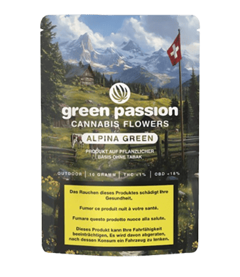 Green Passion Alpina Green CBD Flowers Outdoor – image 3