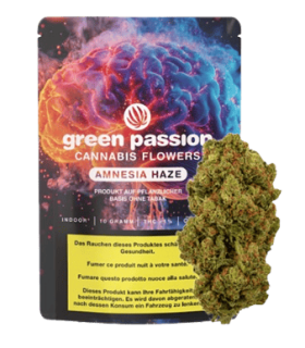 Green Passion Amnesia Haze CBD Flower Indoor 1