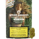 Green Passion Maui Wowy Popcorn Small CBD Buds Indoor