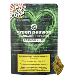 Green Passion Passion Kush Popcorn Small CBD Buds Indoor 1