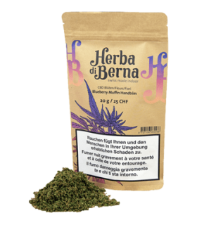 Herba di Berna Blueberry Muffin Handtrim CBD Trim Indoor 1