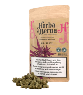 Herba di Berna Cannaqueen Minibuds Small CBD Buds Indoor 1