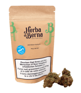 Herba di Berna Harlequin CBD Flower Indoor 1