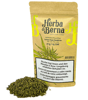 Herba di Berna Lemon Haze Handtrim CBD Trim Indoor 1