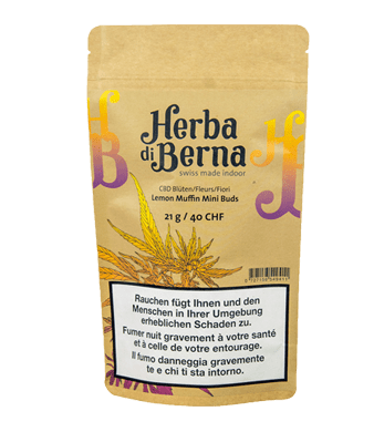 Herba di Berna Lemon Muffin Minibuds CBD Small Buds Indoor – image 3
