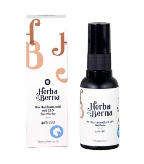 Herba di Berna Organic Hemp Seed Oil with 40% CBD for Horses 1