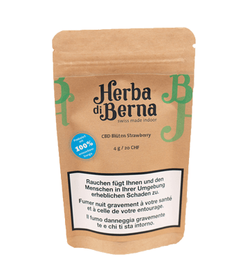 Herba di Berna Strawberry CBD Flowers Indoor – image 3