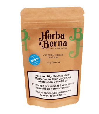Herba di Berna Strawberry Minibuds Small CBD Buds Indoor – photo 3