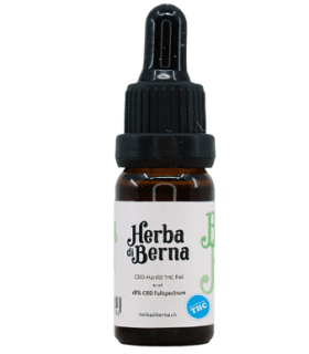 Herba di Berna THC-Free Organic CBD Drops 18% CBD Oil Broad Spectrum 1
