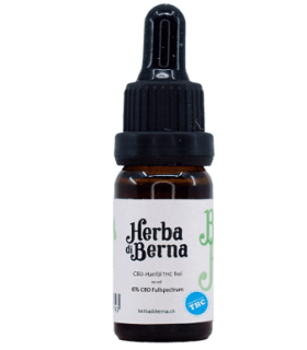 Herba di Berna THC-Free Organic CBD Drops 6% CBD Oil Broad Spectrum 1