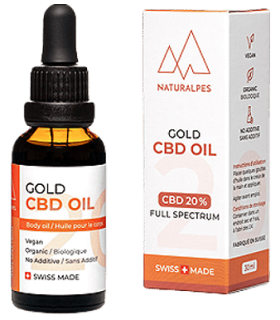 Naturalpes Gold 20% CBD Drops CBD Oil Full Spectrum 1