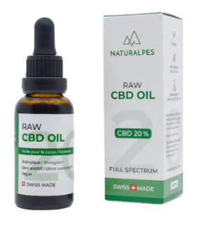 Naturalpes Raw 20% Hemp Drops Raw CBD + CBDa Oil 1